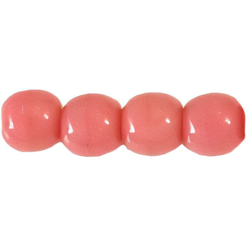 Czech Round Beads 4mm Opaque Pink