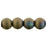 Czech Round Beads 4mm Matte - Oxidized Bronze Clay