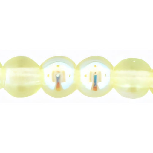 Czech Round Beads 4mm Jonquil AB