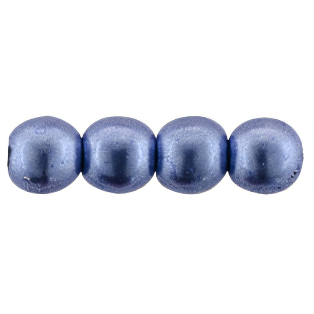 Czech Round Beads 6mm ColorTrends: Sueded Gold Provence (50pcs)