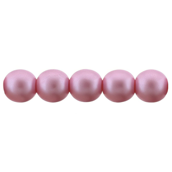 Czech Glass Pearls 6mm Flamingo (25pcs)