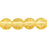 Czech Round Crackle Beads 6mm Lt Topaz (50pcs)