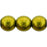 Czech Round Beads 8mm ColorTrends: Saturated Metallic Meadowlark (25pcs)