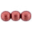 Czech Round Beads 8mm ColorTrends: Saturated Metallic Valiant Poppy (25pcs)