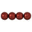 Czech Round Beads 8mm ColorTrends: Saturated Metallic Merlot (25pcs)