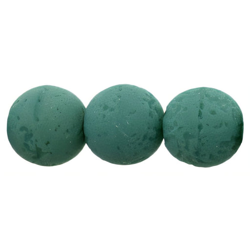 Czech Round Beads 8mm Stone - Turquoise (25pcs)