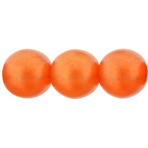 Czech Round Beads 8mm Sueded Gold Lamé Hyacinth (25pcs)