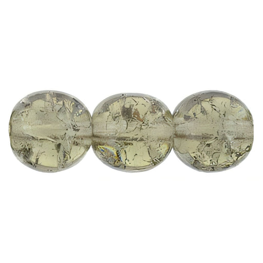 Czech Round Crackle Beads 8mm Black Diamond (25pcs)