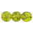 Czech Round Crackle Beads 8mm Olivine (25pcs)