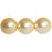 Czech Pearl Coat - Round 10mm Pearl - Vanilla (50pcs)