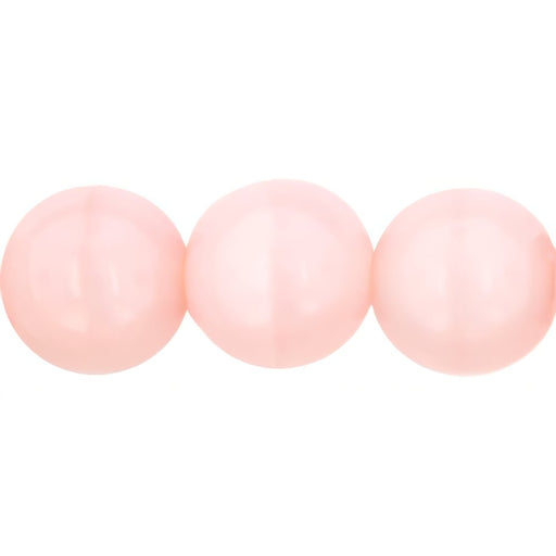 Czech Round Beads 10mm Milky Pink (25pcs)
