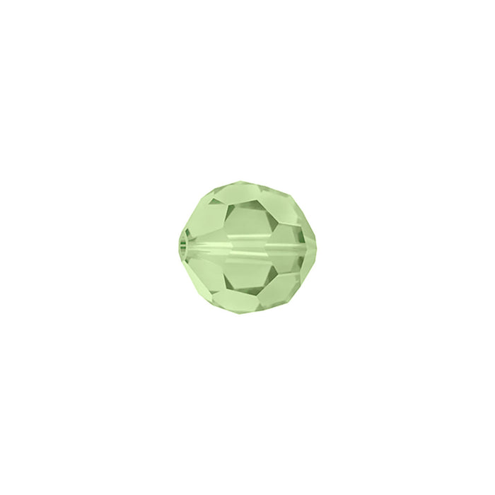 PRESTIGE Crystal, #5000 Faceted Round Bead 6mm, Sunshine Peridot (1 Piece)