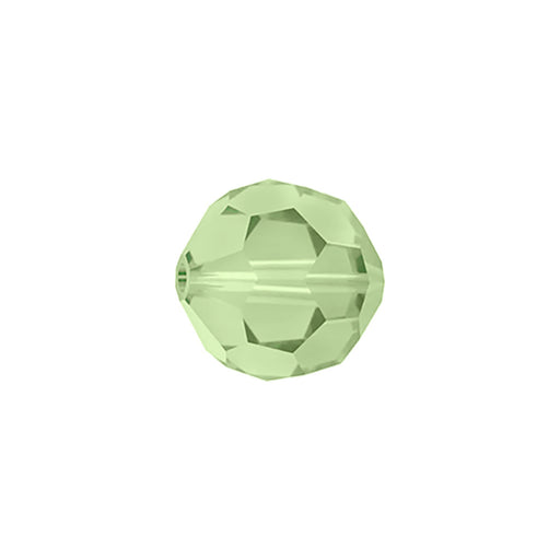 PRESTIGE Crystal, #5000 Faceted Round Bead 8mm, Sunshine Peridot (1 Piece)