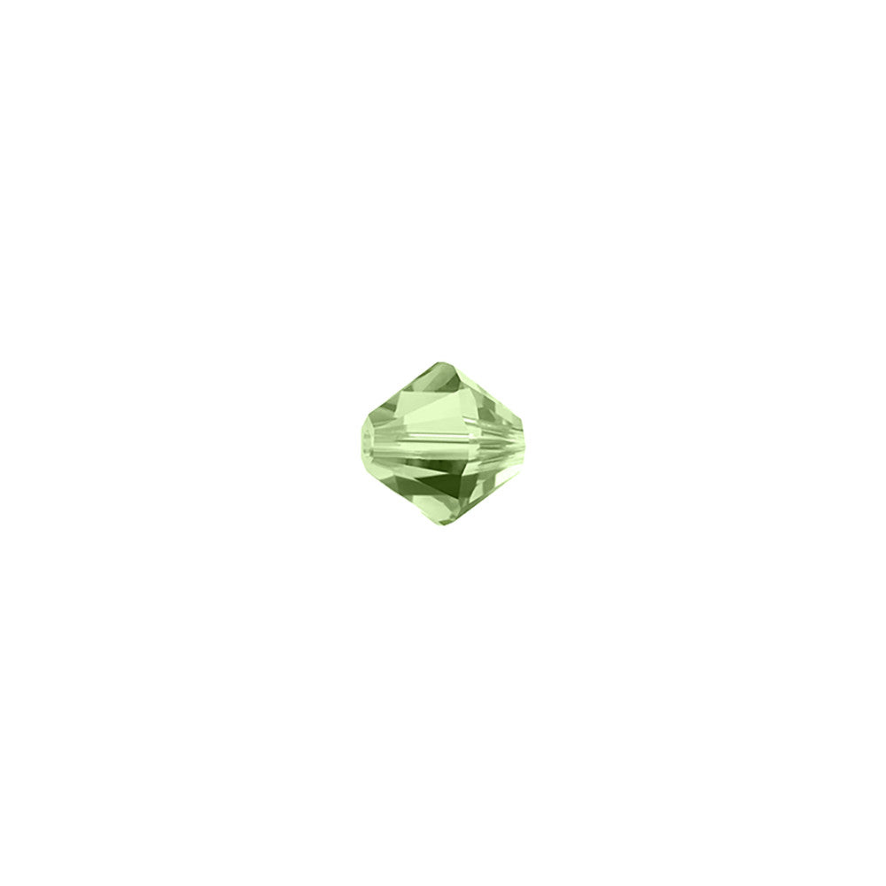 PRESTIGE Crystal, #5328 Bicone Bead 4mm, Sunshine Peridot (1 Piece)