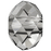Swarovski 5040 4mm Briolette Bead Crystal Urban Grey (1 Piece)