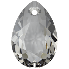 Swarovski 6433 16mm Pear Cut Pendant Crystal Urban Grey (1 Piece)