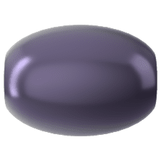 Swarovski 5824 4mm Rice-Shaped Pearl Crystal Iris Pearl (1 Piece)