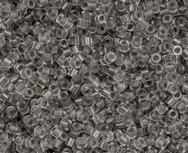 Cylin Seed Beads 11/0 - 25g Bag - Glow in the Dark - Grey