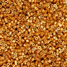 Cylin Bead 11/0 25g Bag - Electro Gold