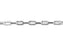 Sterling 040 Long Diamond Cut Cable Chain by the Foot (1 Foot)