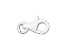 8mm Round Sterling Silver Trigger Clasp (2 Pieces)