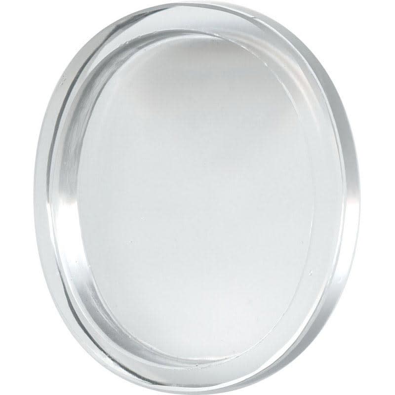 Glass Bezel, Oval, 35x28mm (5 Pieces)