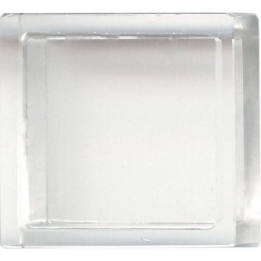 Glass Bezel, Square, 25mm (5 Pieces)