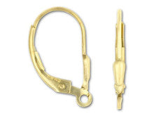 Gold-Filled Lever-Back with Teardrop (1 Pair)