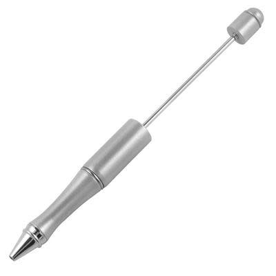 Metal Bead Pen - Satin Silver