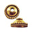 12x7mm Brass Plated Antique Gold Bali Style Beaded Bead Caps (5 Pieces)