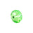6mm Peridot Rondelle Crystal Beads