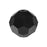 10mm Jet Round 32-Facet Crystal Glass Beads