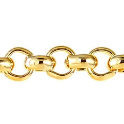 2.5mm Gold Plated Rolo Chain by the Foot