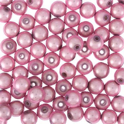 8mm Light Pink Miracle Beads (10 Pieces)