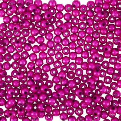 4mm Fuchsia Miracle Bead (25 Pieces)