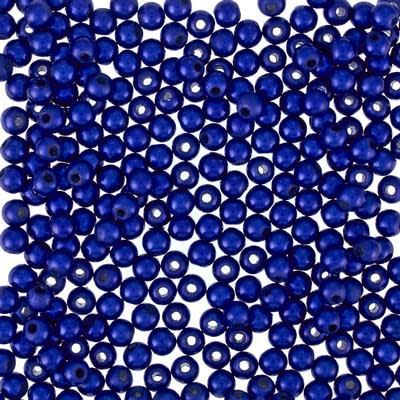 4mm Royal Blue Miracle Beads (25 Pieces)
