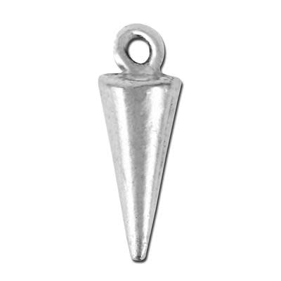 18mm Antique Silver Spike Pewter Charm