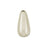 15mm Tear Drop Ivory Miracle Bead (10 Pieces)