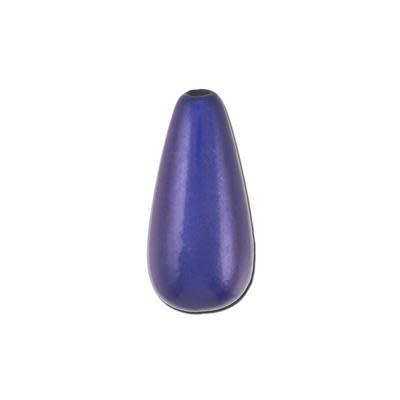 15mm Tear Drop Royal Blue Miracle Bead (10 Pieces)