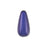 15mm Tear Drop Royal Blue Miracle Bead (10 Pieces)