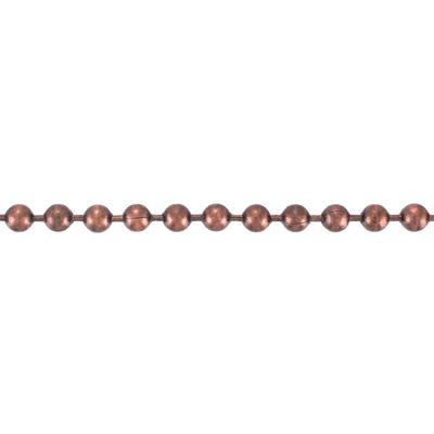 3.2mm Antique Copper Ball Chain by the Foot