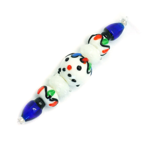 Trimming the Tree Lampwork Bead Set