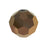 10mm Metallic Bronze Round 32-Facet Crystal Glass Beads