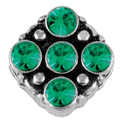 Emerald Stones Novella Slider Charm