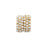 Small Gold Rhinestone Magnetic Clasp for 5mm Flat Leather