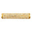 30mm Gold Plated Rhinestone Tube Slider Bead for 3mm Round Leather