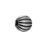 8mm Silver Plated Fluted Bali Style Round Beads (10 Pieces)
