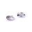 22mm Heart Charm/Pendant with Crystal Embellishment from the Glam Collection - Rhodium Plated (1 Pair)