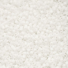 Cylin Seed Beads 11/0 - 25g Bag - Chalk White