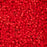 Cylin Seed Beads 11/0 - 25g Bag - Firecracker Red